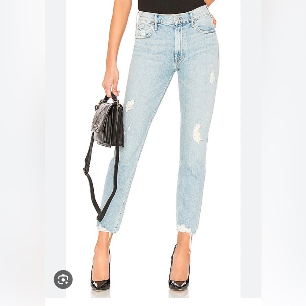 Mother Denim Flirt Ankle in Thanks for Nothin